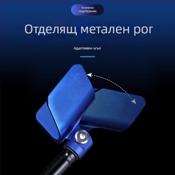 Giant Fin King държач за въдици в турелно оформление — въглероден, батериен, неподвижно въртене, без сгъване