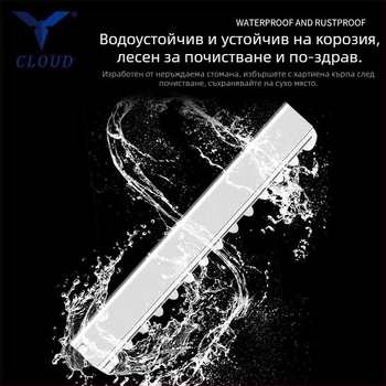 Еднократни ножчета за вежди от неръждаема стомана с вдлъбната режеща повърхност, 10 бр в опаковка, произход Шанхай