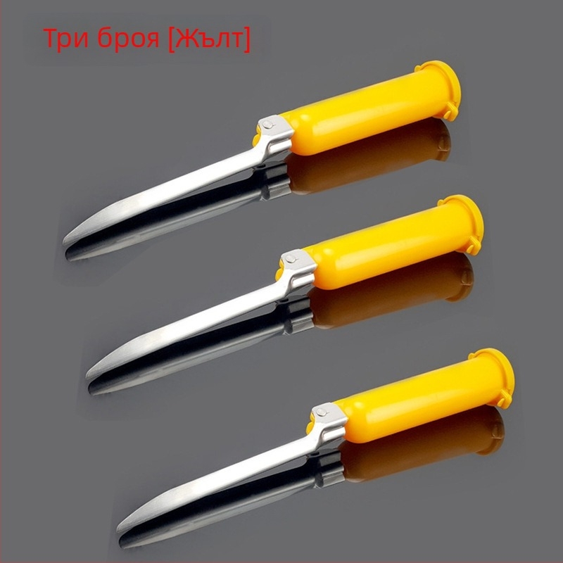 Държател за риболовни пръти от неръждаема стомана с многонаправлено въртене и сгъваема конструкция