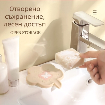 Държач за сапун PET материал със вендуза, без внос, без персонализация