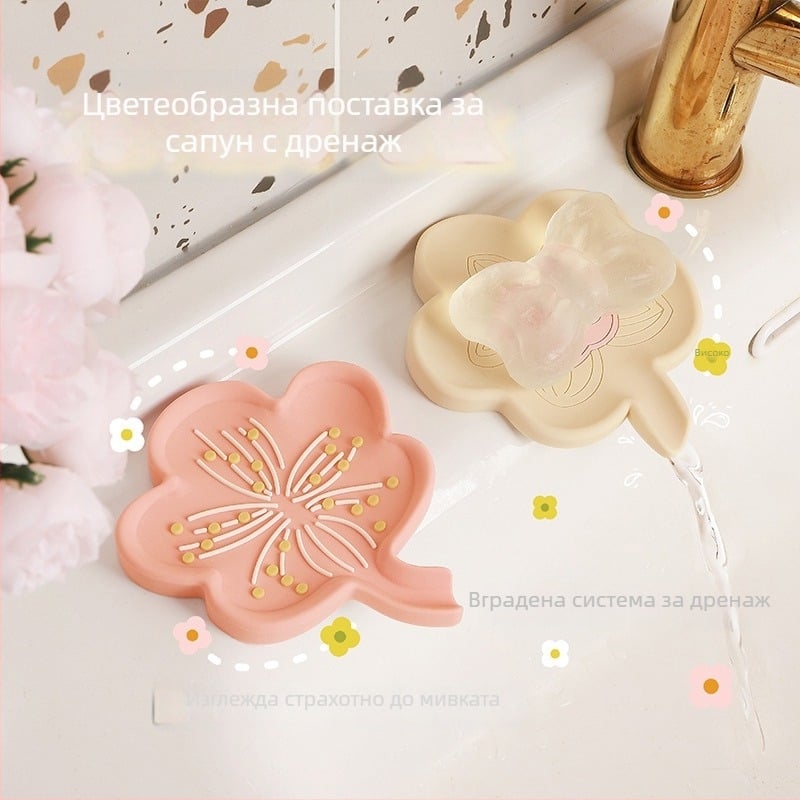 Държач за сапун PET материал със вендуза, без внос, без персонализация