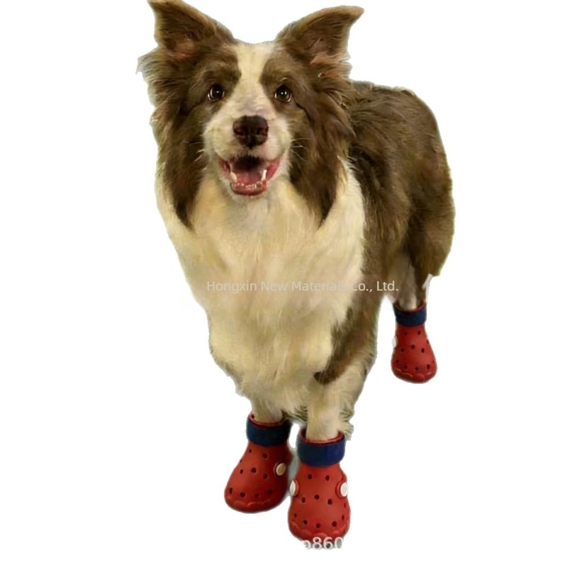 Обувки за кучета за четири сезона, изработени от EVA, дишащи, с противохлъзгаща и износоустойчива подметка