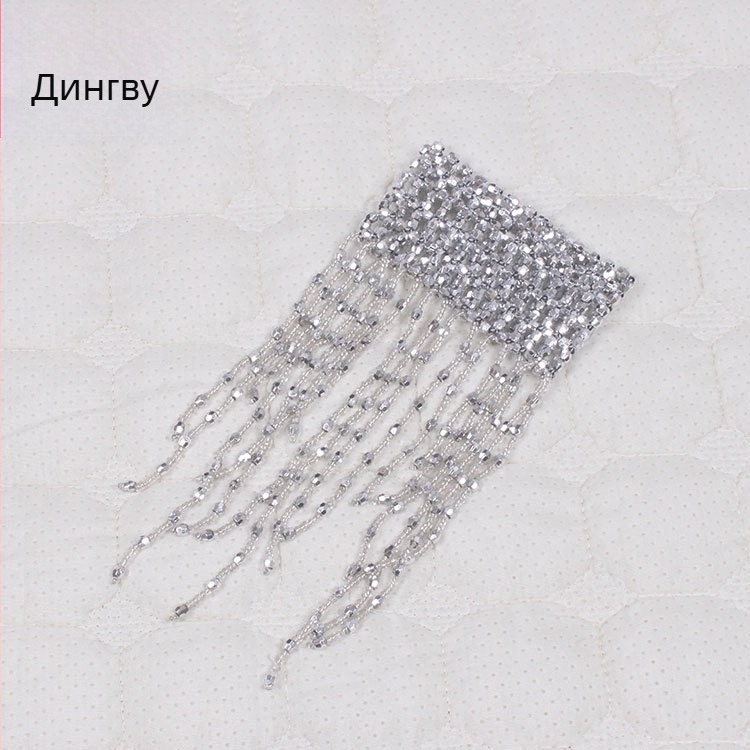 Ръчна верига за Belly Dance с еластични пискюли; метална основа, PVC 85% съдържание; унисекс, за възрастни