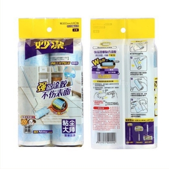 Miaojie Sticky Dust Master Подов леплив ролер за прах, пластмасов, произход Jiangsu, лято 2013, леплив ролер за премахване на косми