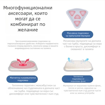 Тънък дишащ лумбален поддържащ колан с метална плоча, 3D мрежест плат и самонагряваща тъкан за ежедневна употреба