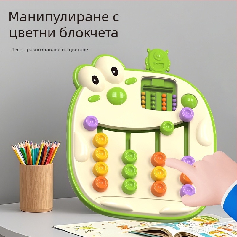 Настолна игра с карти от пластмаса от Kqt за вътрешна игра: мисловно предизвикателство и съчетаване, опаковка чанта и кутия, подходяща за 0–14 години.