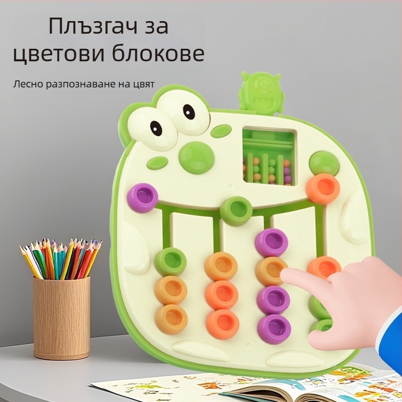 Настолна игра с карти от пластмаса от Kqt за вътрешна игра: мисловно предизвикателство и съчетаване, опаковка чанта и кутия, подходяща за 0–14 години.