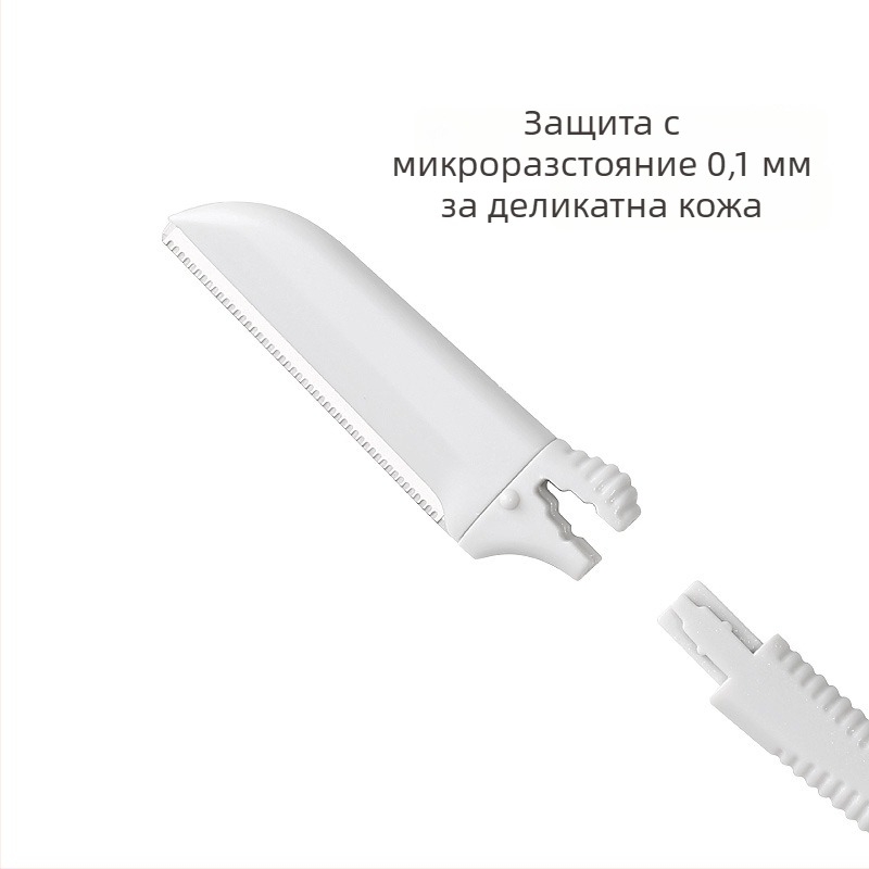 Нож за оформяне на вежди с заменяеми части — марка KINEPIN / Today's Escape; лицензирана частна марка; заменяем тример за вежди; кутия: 840 броя; материали: пластмаса и неръждаема стомана
