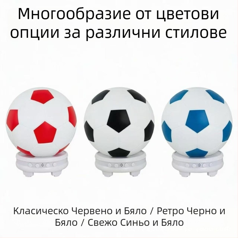 Bluetooth колонка с атмосферен светлинен ефект, 5W изход, вградена литиева батерия 1200–2000 mAh, 360° обгръщащ звук