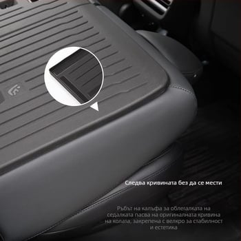 Tesla Model Y предни и задни матове за багажник, TPE, монтаж с лепило
