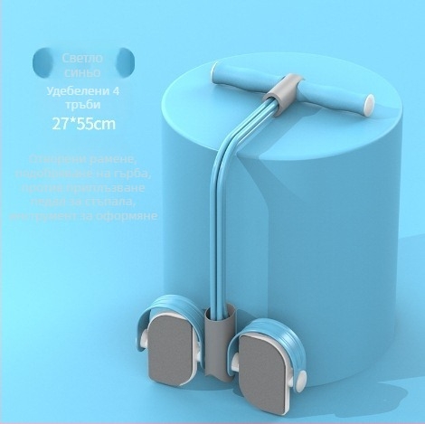 Уред за коремни преси с педален опън и брояч, шест-нишкова система за домашно ползване