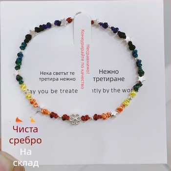 Браслет с восъчна нишка: геометричен дизайн, ръчна изработка, 925 сребро, женски оригинален стил, произход Zhongshan