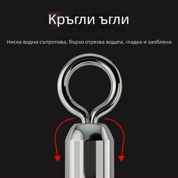 8-образна халка конектор за риболов, марка A Little Red, произход Китай, материал неръждаема стомана