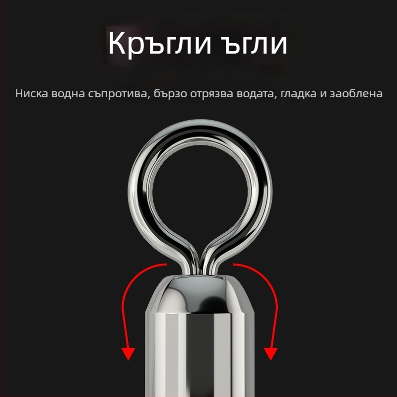8-образна халка конектор за риболов, марка A Little Red, произход Китай, материал неръждаема стомана