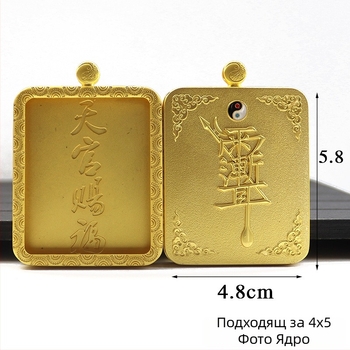 огърлица от сплав, нестандартна форма, електроплакиране, етно стил