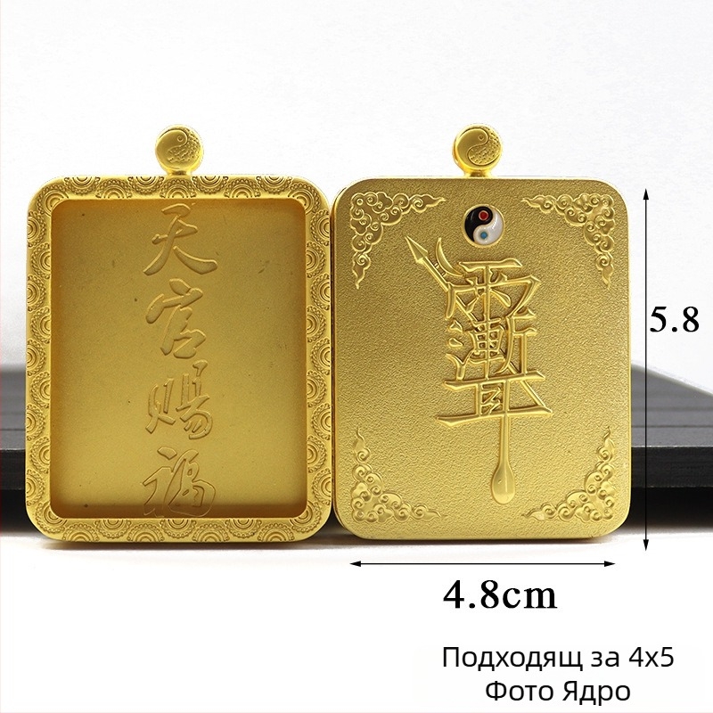 огърлица от сплав, нестандартна форма, електроплакиране, етно стил