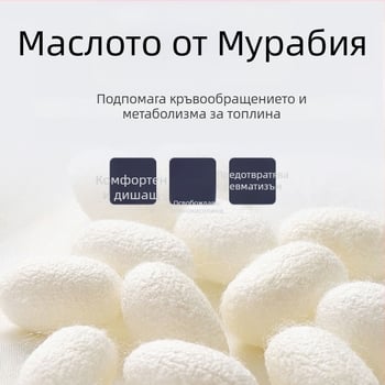H&Y Коляно протектор с коприна, Loop дизайн – Зимно топло удебелено предпазване за възрастни, пролет 2025, материали: бамбуково влакно, коприна, спандекс, найлон