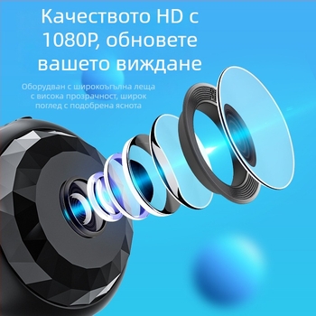 A13 безжична домашна камера 1080P HD инфрачервено нощно виждане — монитор за домашни любимци, TF карта за съхранение, автономна работа 4–5 ч