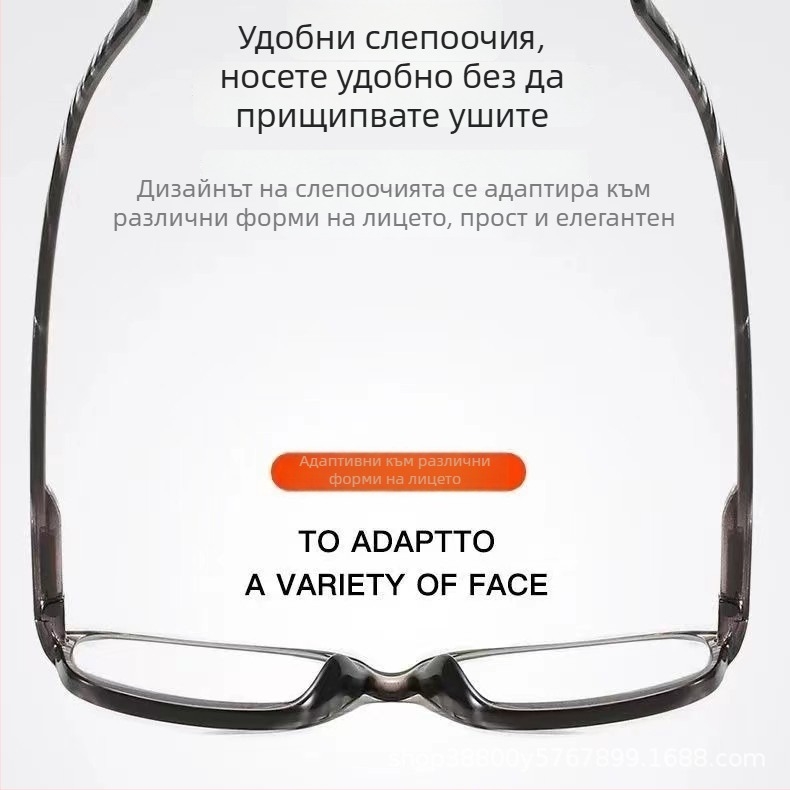 450500550600 Очила за четене с голяма рамка и пружинни крака, с ивици, артистичен ретро стил
