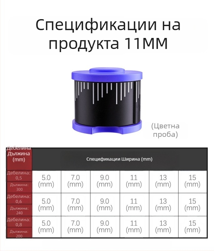 Екологично чисти цветни оловни ленти и удебелени оловни листове за риболовни принадлежности с калибровани тежести