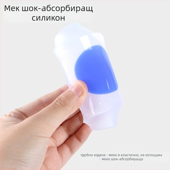 TX-S12 силиконова пета подложка за стелка – повдигаща, подходяща за маратонки, кожени обувки и ботуши; унисекс