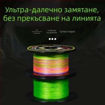 Главна риболовна линия — PE материал, силна здравина, опаковка 100 бр., марка Sichuan diaoweng