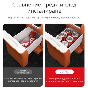 Kust силиконова подложка за държача на чаши Wenjie M8/M9 – удароустойчива автомобилна вътрешна част