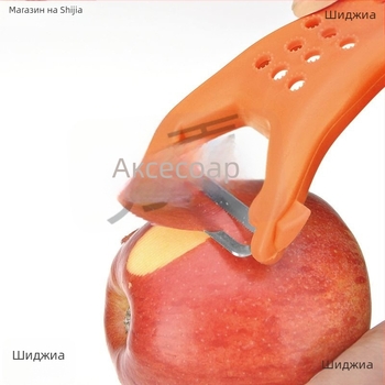 Двоен обелващ нож – многофункционален кухненски обелвач за плодове и батат (Двоен върх; Многофункционален)