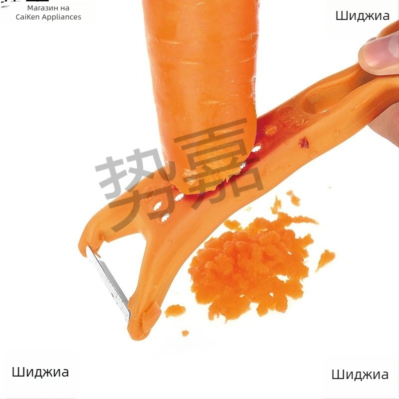 Двоен обелващ нож – многофункционален кухненски обелвач за плодове и батат (Двоен върх; Многофункционален)