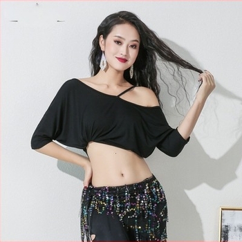 Топ за модерен танц Belly Dance, Mordell памучна тъкан, 90% памук, за възрастни жени