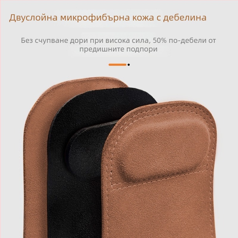 Фитнес ръкавици с защита на китката и дланта, микрофибърна кожа, четири пръста, подходящи за катерене и силова тренировка
