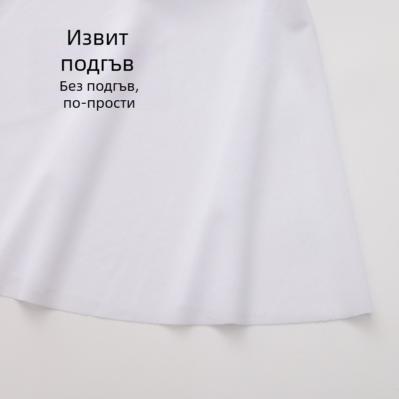 Еластична мрежеста пола с катарама за балет и танци, женска къса пола за тренировка и изпълнение