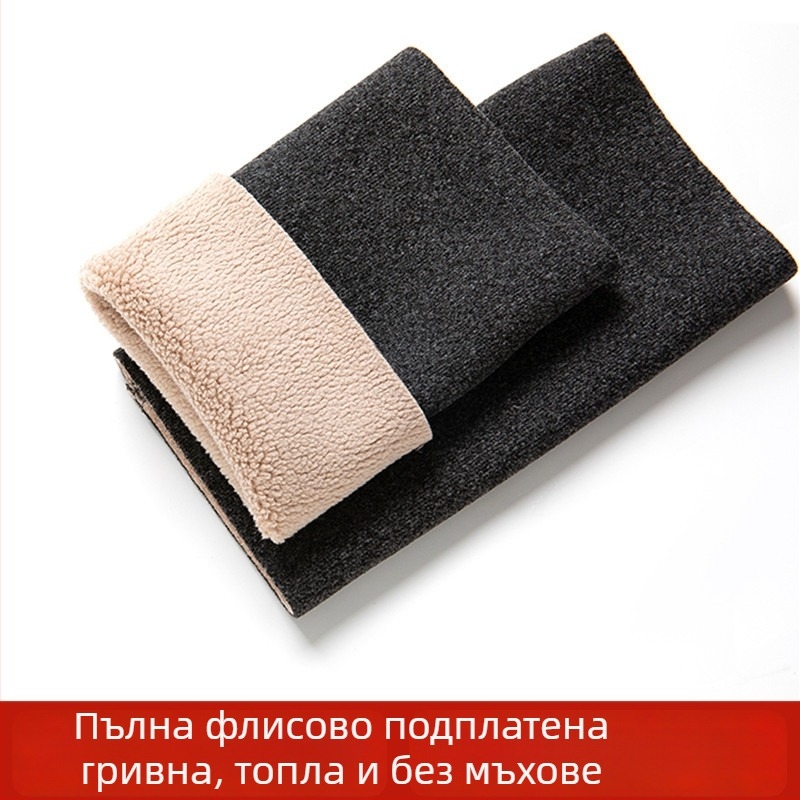 Унисексов ръкав за китки и лакти, подплатен с пълно флийсово покритие, дебел и топъл, защита на ставите