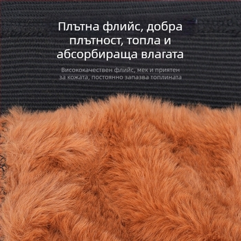 Топли наколенки за есен и зима – колянна лента за бягане и спорт, подплатени с флис