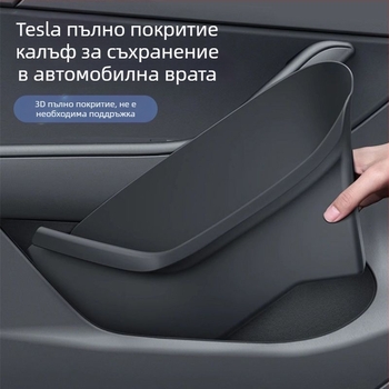 Tesla Model 3/Y комплект за вътрешно съхранение в слот за врата – органайзер за врата, модел 012