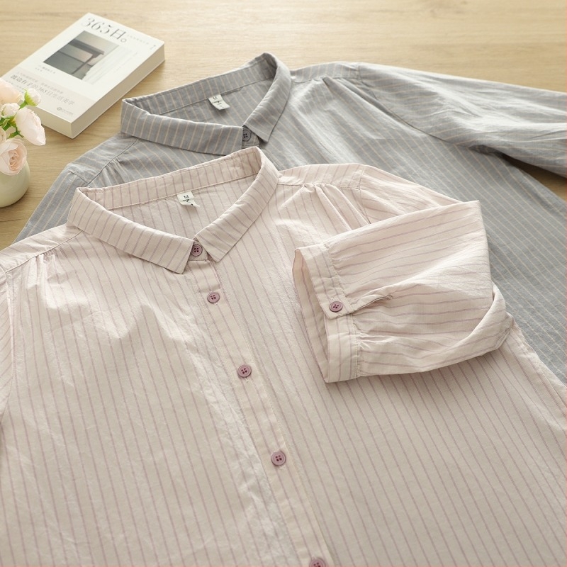 Памучна риза в каре, със среден ръкав, остър яка, едноредова планка, стандартна дължина