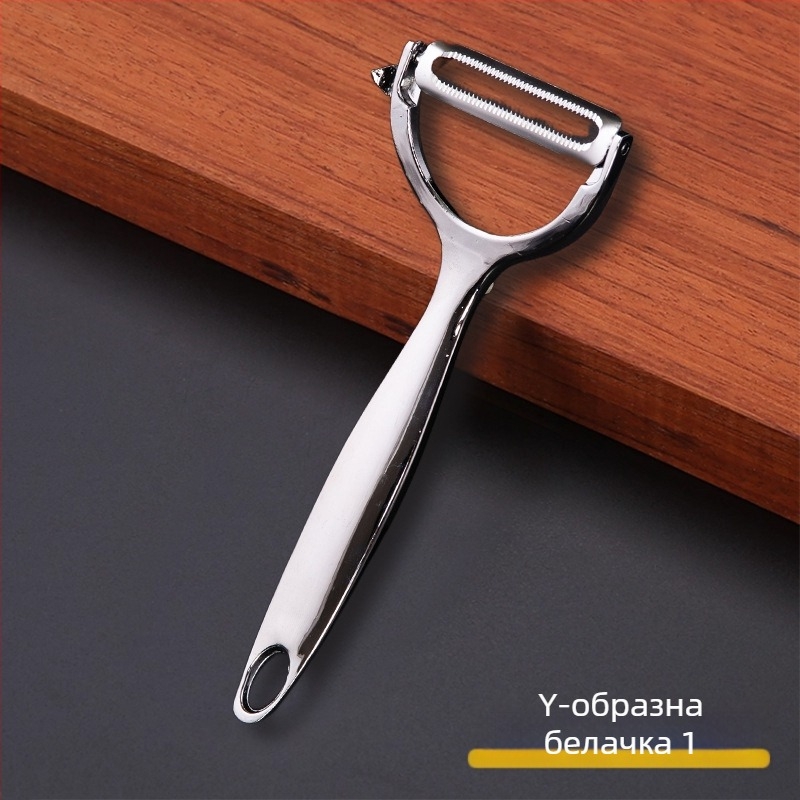 Обелвач за плодове и зеленчуци, цинкова сплав, кухненски мултифункционален инструмент (Материал: цинкова сплав; Функция: мултифункционална; Категория: обелвач)