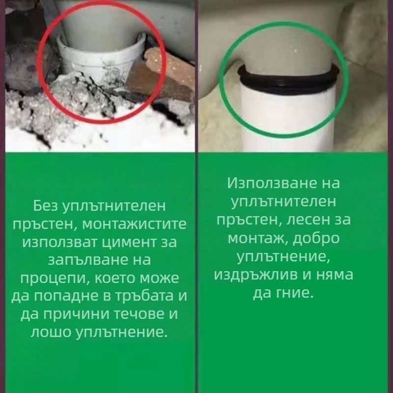 Гумен уплътнител за squat toilet – анти-аромат, вулканизирано инжекционно формовано, марка AAFFLO, модел Default Item, артикул PDD331177330247