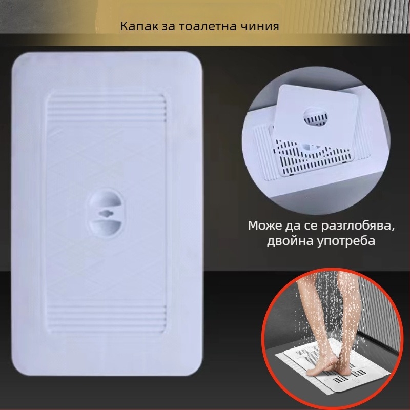 ABS капак за клек-тоалетна Mojia, модерен минималистичен стил, модел 15, разстояние между отвори: най-често срещано
