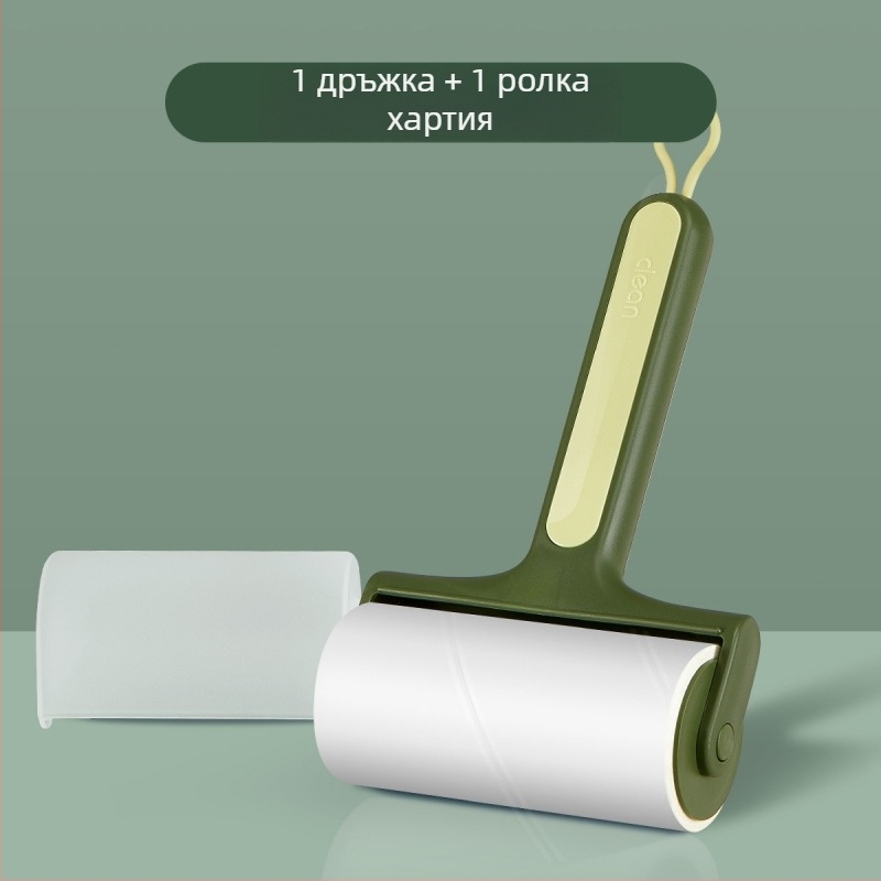 Лепящ ролер за премахване на козина от дрехи и домашни любимци, контрастен дизайн, Произход Zhejiang, Материал: Друг