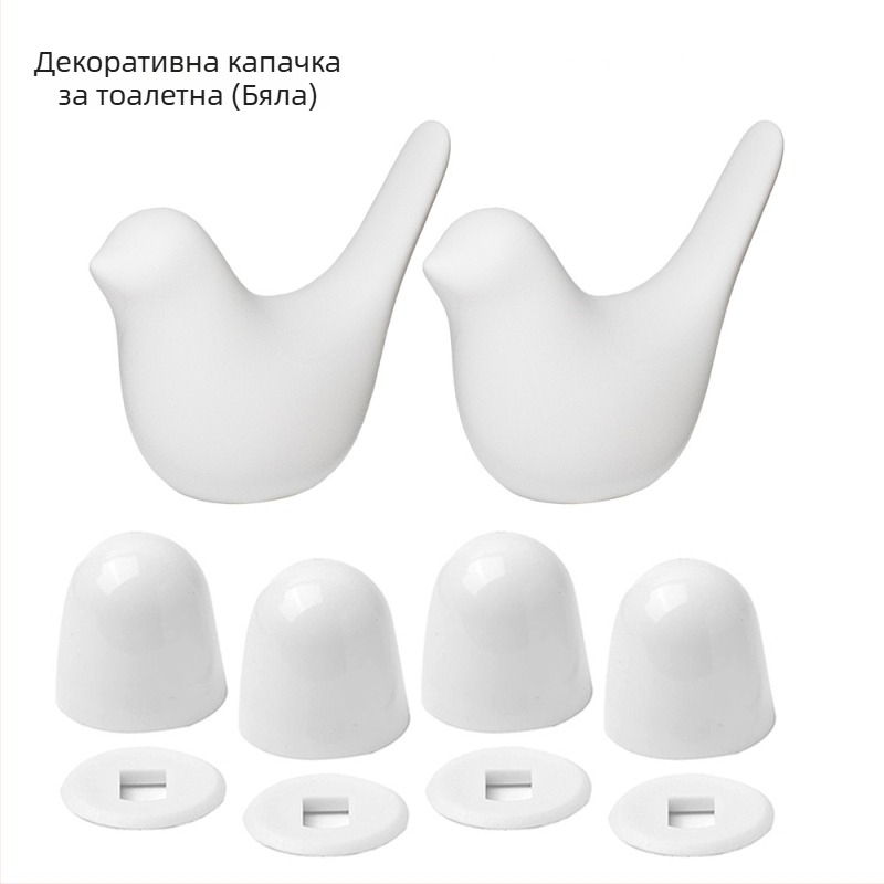 Капачки за болтове на тоалетната – керамични и ABS, инжекционно формовани, ръчна инсталация