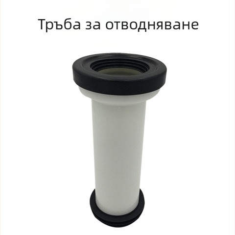 Дренажна тръба за тоалетна, Fifanda, материал PP и гума, свързваща тръба, издръжлив дизайн.