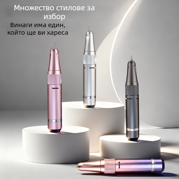 Напълно автоматичен полировач за маникюр с интелигентна дръжка, високопроизводително носимо устройство за нокти, професионален инструмент за салони с интегрирано захранване