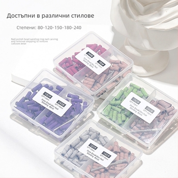 Инструмент за полиране на повърхността на ноктите за маникюр – марка Cowsar/Chusha, салонни шлайф-глава