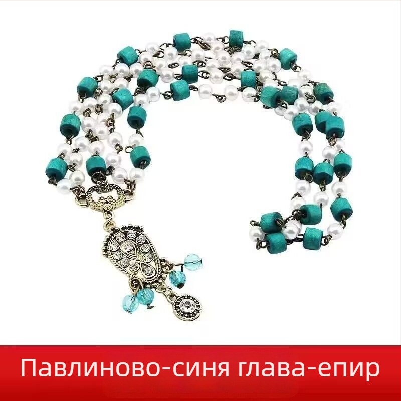Украса за глава за ориенталски танци – етнически стил, унисекс, сплав, геометрична форма, шал стил