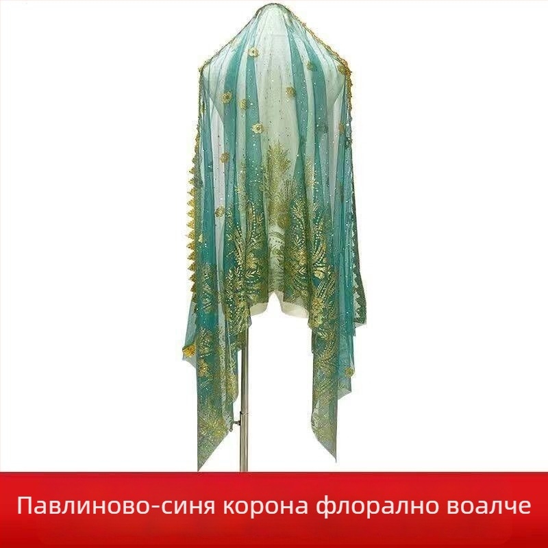 Украса за глава за ориенталски танци – етнически стил, унисекс, сплав, геометрична форма, шал стил