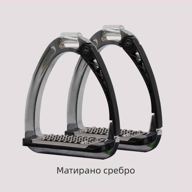 Авиационни алуминиеви стремена за езда – здрави антихлъзгащи се педали, безопасни стремена, седлови аксесоари