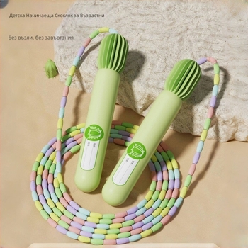 Детско PVC въже за скачане, 2,4 мм, за фитнес