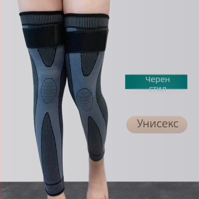 коленни подложки с графеново антихлъзване, 6-часово нагряване, полиестер, за бягане и фитнес