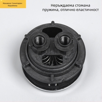 Бутон за промиване на резервоар за тоалетна – кръгъл, двукратно натискане, превключвател за капака, модерен стил, марка Minzhong
